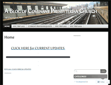 Tablet Screenshot of covenantcleveland.wordpress.com
