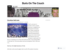 Tablet Screenshot of burisonthecouch.wordpress.com