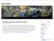 Tablet Screenshot of dancinladykat.wordpress.com