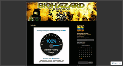Desktop Screenshot of biohazardrecords.wordpress.com