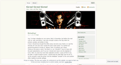 Desktop Screenshot of gunsgunsguns.wordpress.com