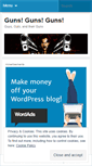 Mobile Screenshot of gunsgunsguns.wordpress.com