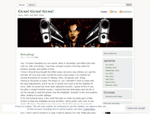 Tablet Screenshot of gunsgunsguns.wordpress.com