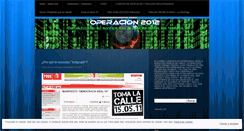 Desktop Screenshot of operacion2012.wordpress.com