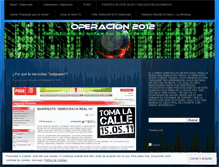 Tablet Screenshot of operacion2012.wordpress.com