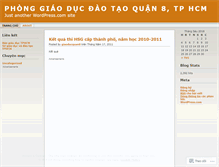 Tablet Screenshot of giaoducquan8.wordpress.com