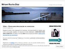 Tablet Screenshot of miriamrochadiaz.wordpress.com