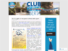 Tablet Screenshot of clubdellalibertaluratecaccivio.wordpress.com