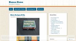 Desktop Screenshot of hamzanama.wordpress.com