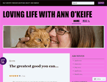 Tablet Screenshot of anneok.wordpress.com