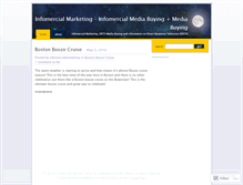 Tablet Screenshot of infomercialmarketing.wordpress.com