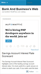 Mobile Screenshot of bankandbusiness.wordpress.com