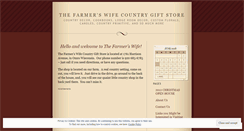 Desktop Screenshot of farmerswifecountrygiftstore.wordpress.com