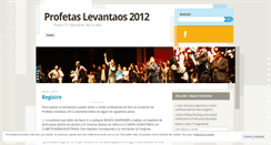 Desktop Screenshot of profetas2011.wordpress.com