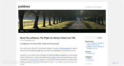 Desktop Screenshot of justdoxa.wordpress.com