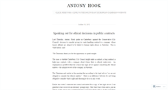 Desktop Screenshot of antonyhook2.wordpress.com