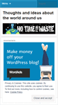 Mobile Screenshot of notimeforwaste.wordpress.com