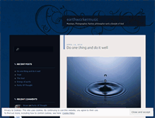Tablet Screenshot of earthworkermusic.wordpress.com
