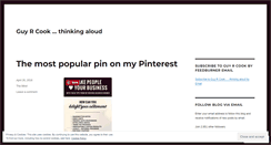 Desktop Screenshot of guycook.wordpress.com