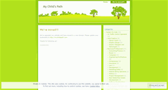 Desktop Screenshot of mychildspath.wordpress.com