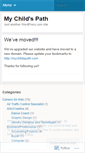 Mobile Screenshot of mychildspath.wordpress.com