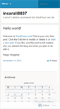 Mobile Screenshot of incarali8837.wordpress.com