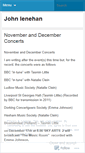 Mobile Screenshot of johnlenehan.wordpress.com