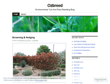 Tablet Screenshot of ozbreed.wordpress.com