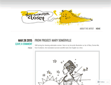 Tablet Screenshot of closetedmonster.wordpress.com