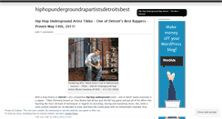 Desktop Screenshot of hiphopundergroundrapartistsdetroitsbest.wordpress.com