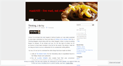 Desktop Screenshot of madchilli.wordpress.com