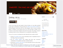 Tablet Screenshot of madchilli.wordpress.com