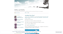Desktop Screenshot of hibbyandhubby.wordpress.com