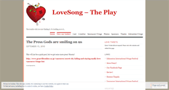 Desktop Screenshot of lovesongblog.wordpress.com