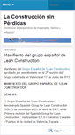 Mobile Screenshot of construccionlean.wordpress.com