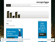Tablet Screenshot of mcsgwigga.wordpress.com