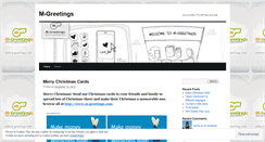 Desktop Screenshot of mgreetings.wordpress.com