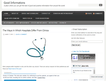 Tablet Screenshot of goodinformations.wordpress.com