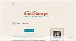 Desktop Screenshot of igotstamps.wordpress.com