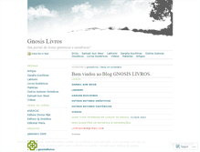 Tablet Screenshot of gnosislivros.wordpress.com