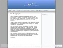 Tablet Screenshot of lapoff.wordpress.com