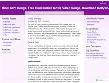 Tablet Screenshot of hindimp3.wordpress.com