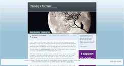 Desktop Screenshot of meowingatthemoon.wordpress.com