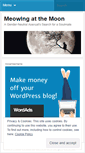 Mobile Screenshot of meowingatthemoon.wordpress.com