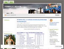 Tablet Screenshot of f1review.wordpress.com