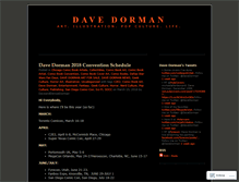 Tablet Screenshot of davedorman.wordpress.com