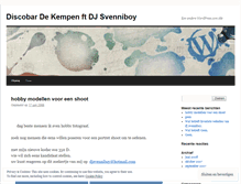 Tablet Screenshot of djsvenniboy.wordpress.com