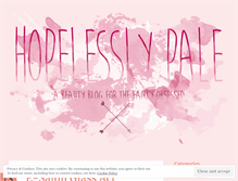 Tablet Screenshot of hopelesslypale.wordpress.com