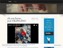 Tablet Screenshot of littleadventuresoftanda.wordpress.com
