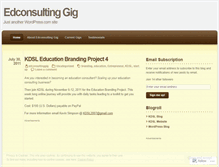 Tablet Screenshot of edconsultinggig.wordpress.com